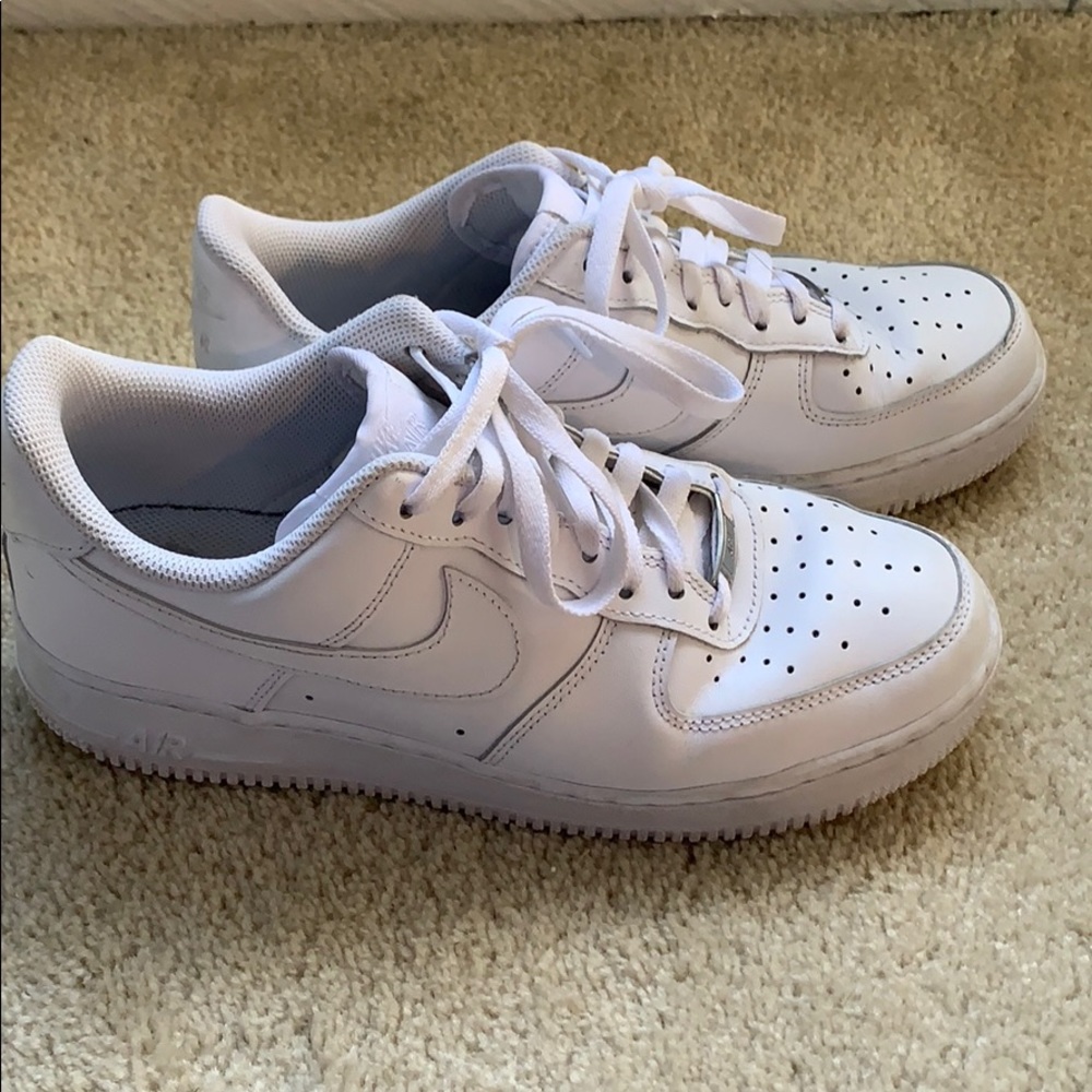 White Nike Air Force Ones